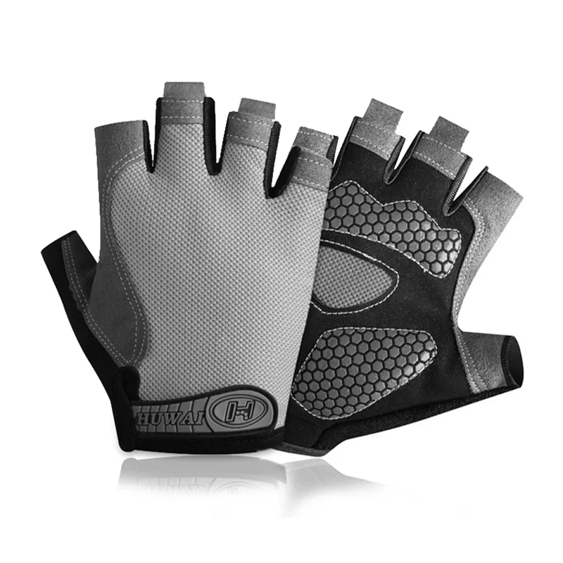 Fahrradhandschuhe Fahrrad Halbfinger Handschuhe Sport Fitness Gym Damen Herren