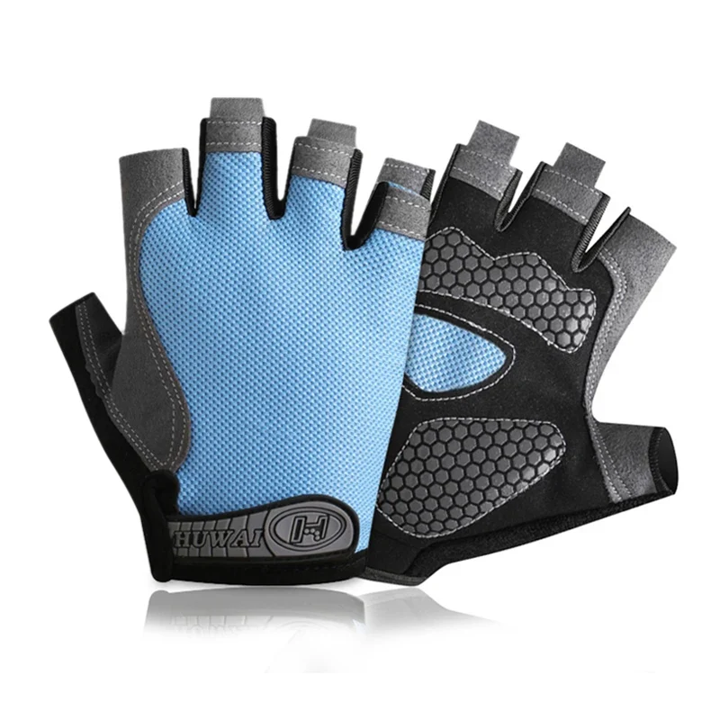 Fahrradhandschuhe Fahrrad Halbfinger Handschuhe Sport Fitness Gym Damen Herren