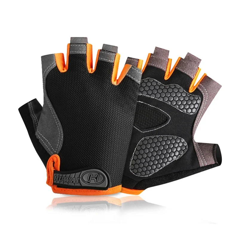 Fahrradhandschuhe Fahrrad Halbfinger Handschuhe Sport Fitness Gym Damen Herren