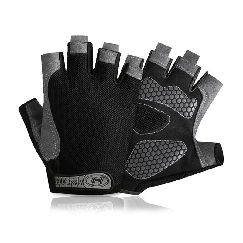 Fahrradhandschuhe Fahrrad Halbfinger Handschuhe Sport Fitness Gym Damen Herren