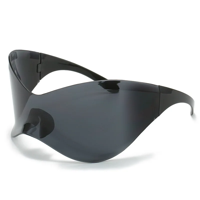 Designer Verspiegelte Sonnenbrille Damen Brille Große Gläser Pilotenbrille UV400