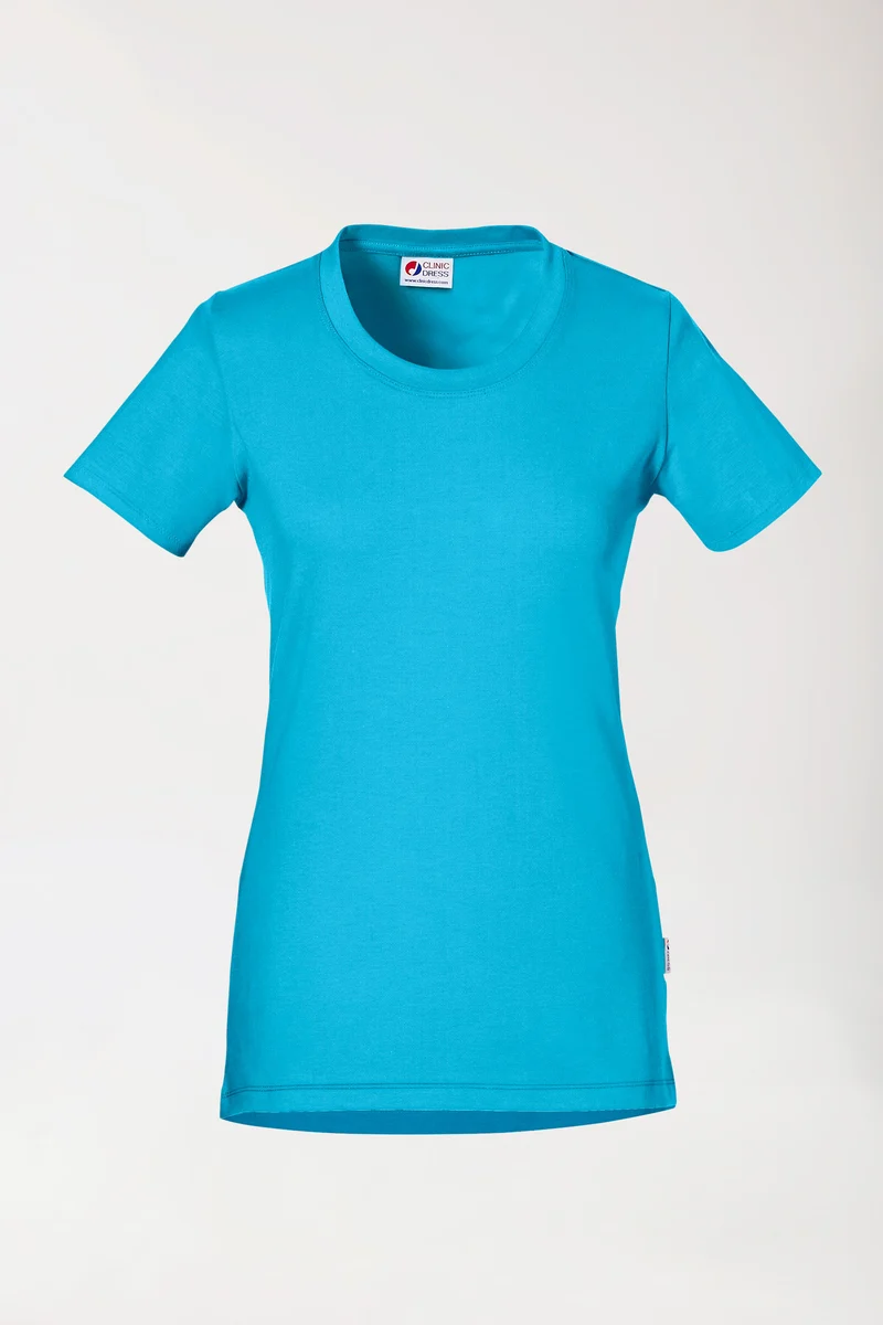 CORE Shirt Damen - Rundhals türkis