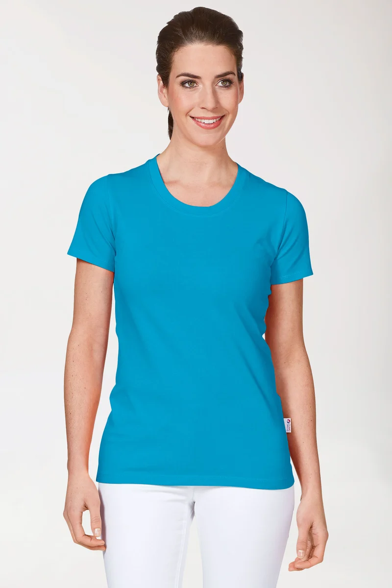 CORE Shirt Damen - Rundhals türkis