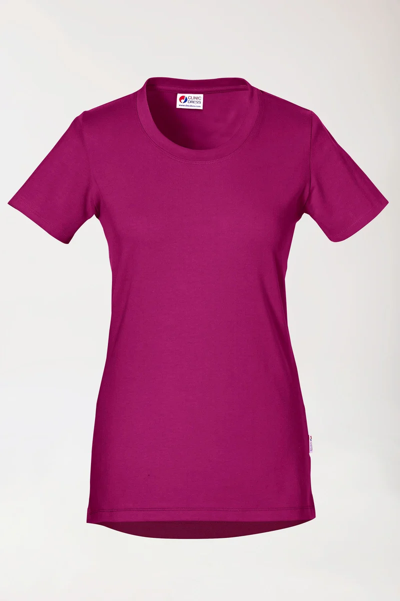 CORE Shirt Damen - Rundhals berry