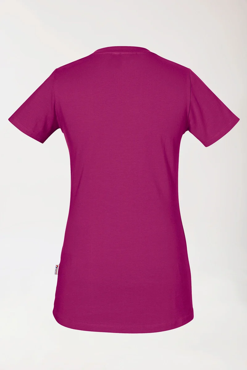 CORE Shirt Damen - Rundhals berry
