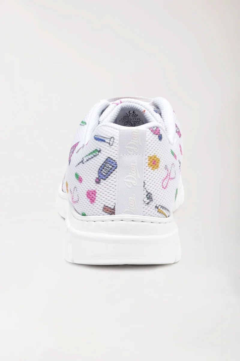 Unisex Berufsschuh weiß/bunt
