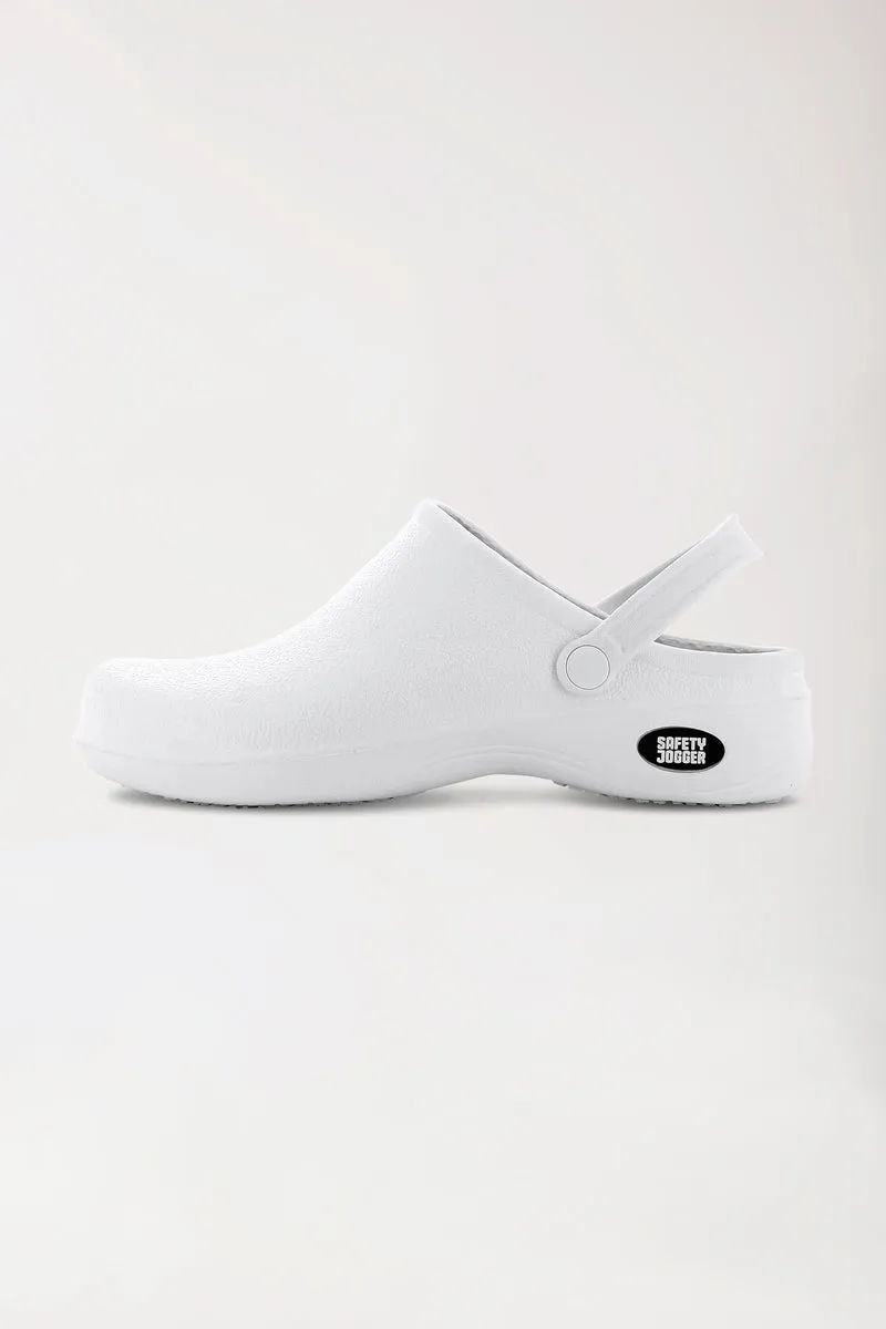 Unisex Berufsclog - leicht - Fersenriemen weiß
