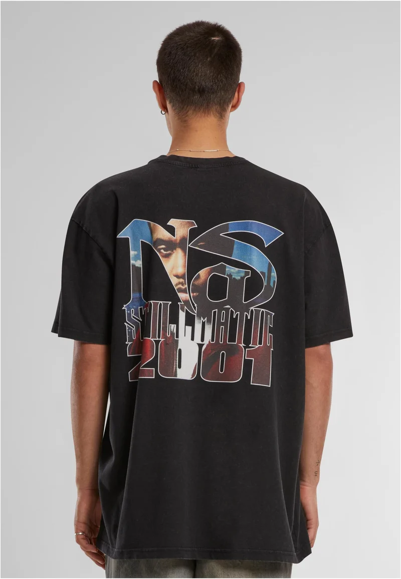 MT Nas Stillmatic Acid Washed Oversize Tee