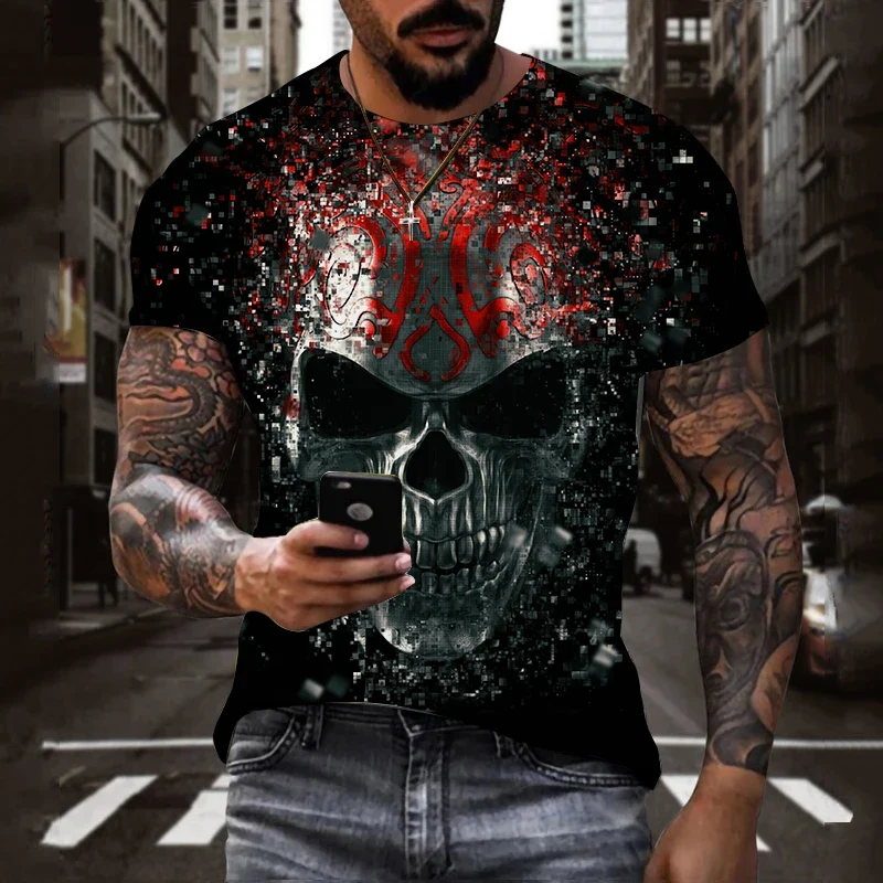 Fashion Sommer T-Shirt Herren Vintage Shirt Rundhals Unisex Streetwear Tank Top
