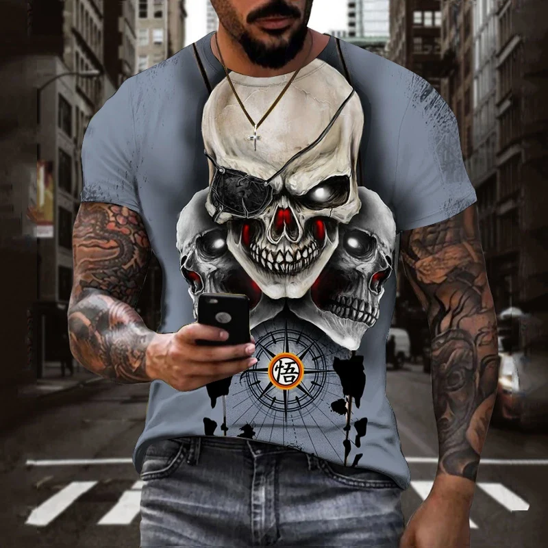 Fashion Sommer T-Shirt Herren Vintage Shirt Rundhals Unisex Streetwear Tank Top