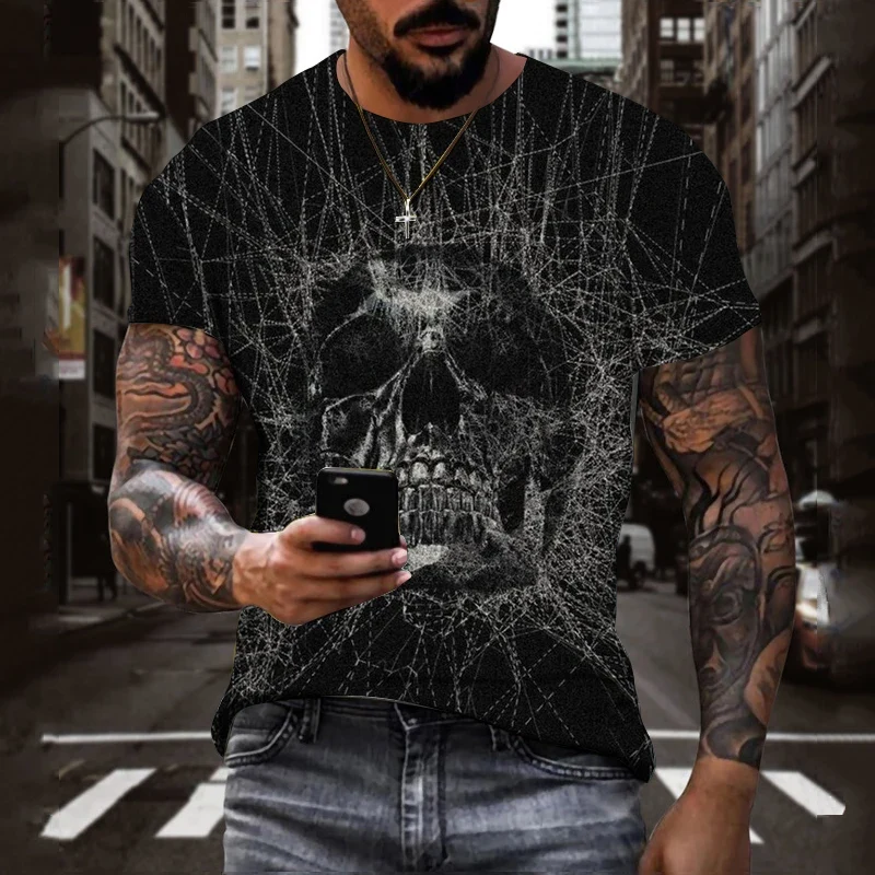 Fashion Sommer T-Shirt Herren Vintage Shirt Rundhals Unisex Streetwear Tank Top
