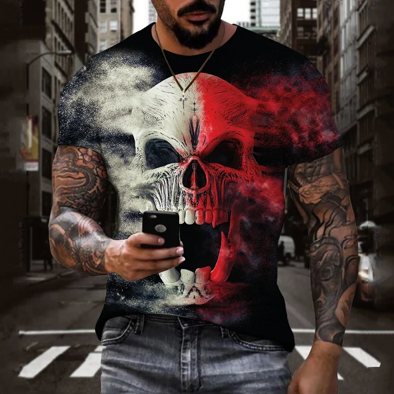 Fashion Sommer T-Shirt Herren Vintage Shirt Rundhals Unisex Streetwear Tank Top