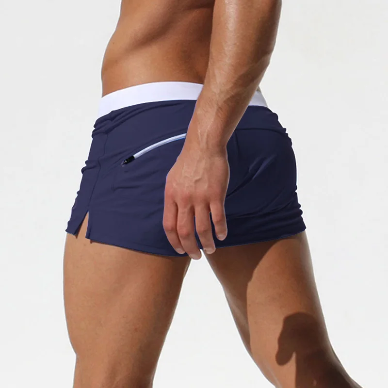 Herren Badehose Badeshort Kurze Hose Shorts Schwimmhose 100% Polyester Bermuda
