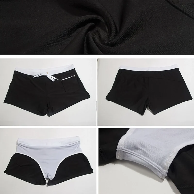 Herren Badehose Badeshort Kurze Hose Shorts Schwimmhose 100% Polyester Bermuda