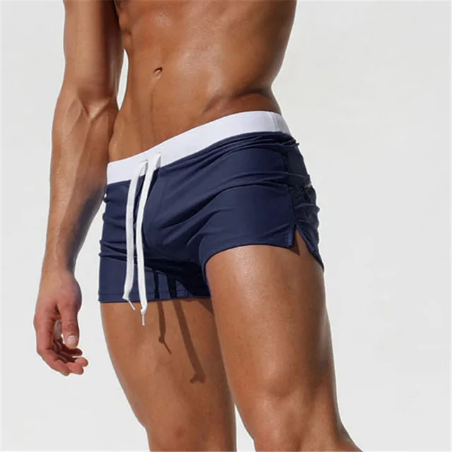 Herren Badehose Badeshort Kurze Hose Shorts Schwimmhose 100% Polyester Bermuda