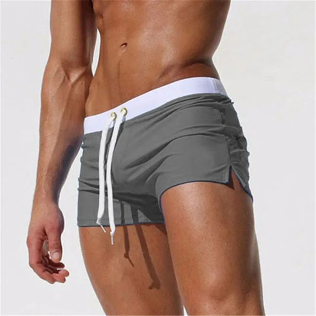 Herren Badehose Badeshort Kurze Hose Shorts Schwimmhose 100% Polyester Bermuda