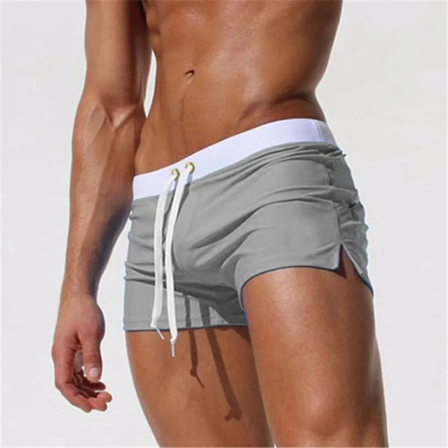 Herren Badehose Badeshort Kurze Hose Shorts Schwimmhose 100% Polyester Bermuda