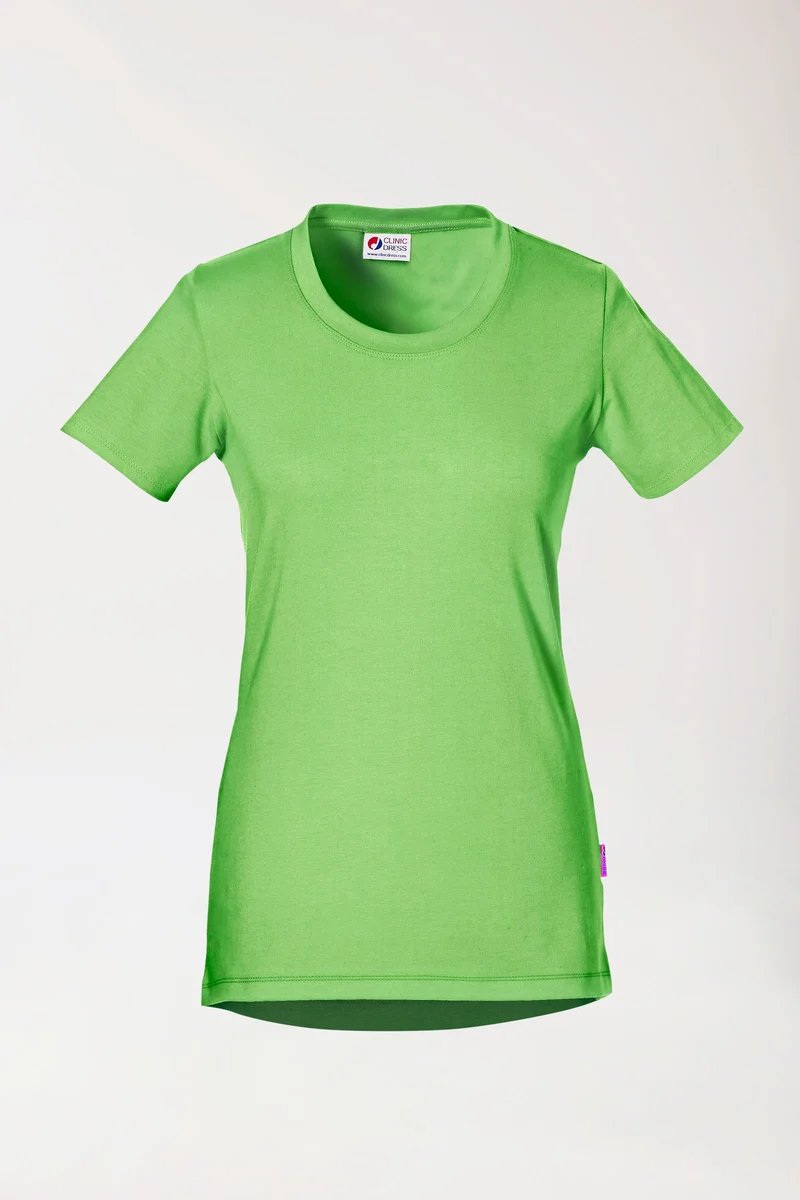 CORE Shirt Damen - Rundhals apfelgrün
