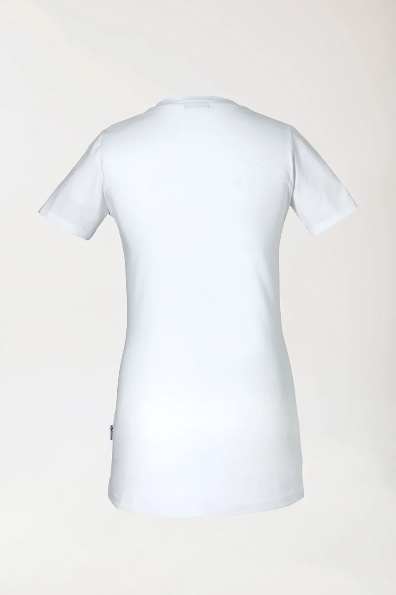 CORE Shirt Damen - Rundhals weiß