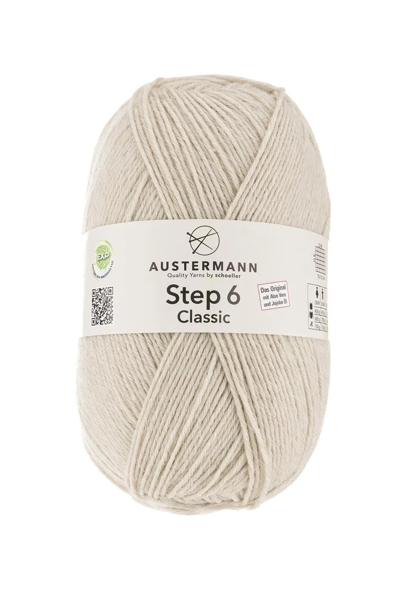 Step 6 Classic EXP | 6-fach Sockenwolle | Farbe: 6035 - SAND-MELIERT