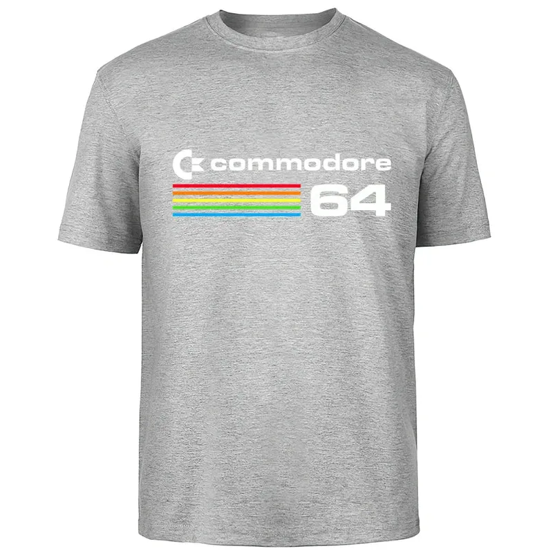 Fashion Herren Commodore 64 T-Shirt Rundhals Unisex Sommer Streetwear Tank Top