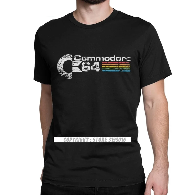 Fashion Herren Commodore 64 T-Shirt Rundhals Unisex Sommer Streetwear Tank Top