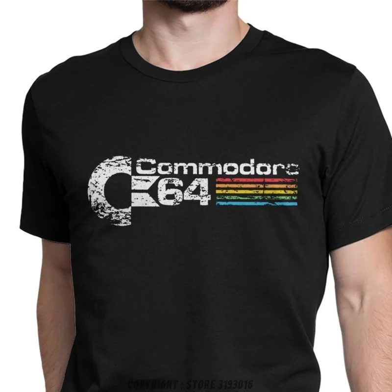 Fashion Herren Commodore 64 T-Shirt Rundhals Unisex Sommer Streetwear Tank Top