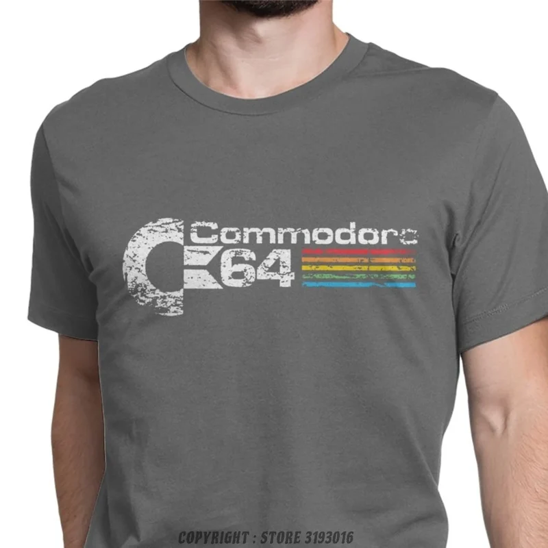 Fashion Herren Commodore 64 T-Shirt Rundhals Unisex Sommer Streetwear Tank Top