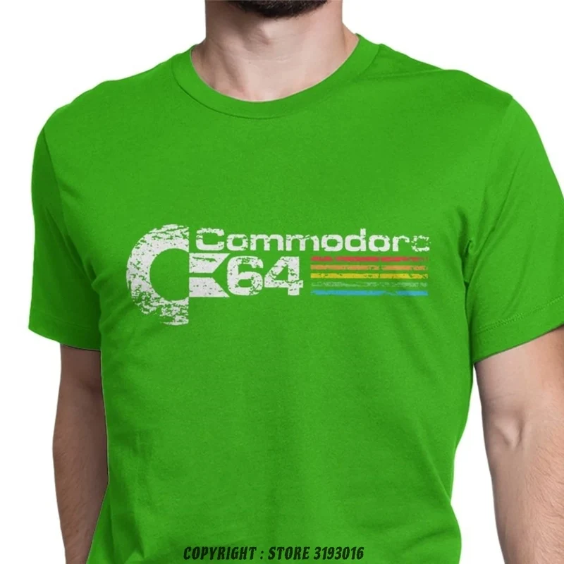 Fashion Herren Commodore 64 T-Shirt Rundhals Unisex Sommer Streetwear Tank Top
