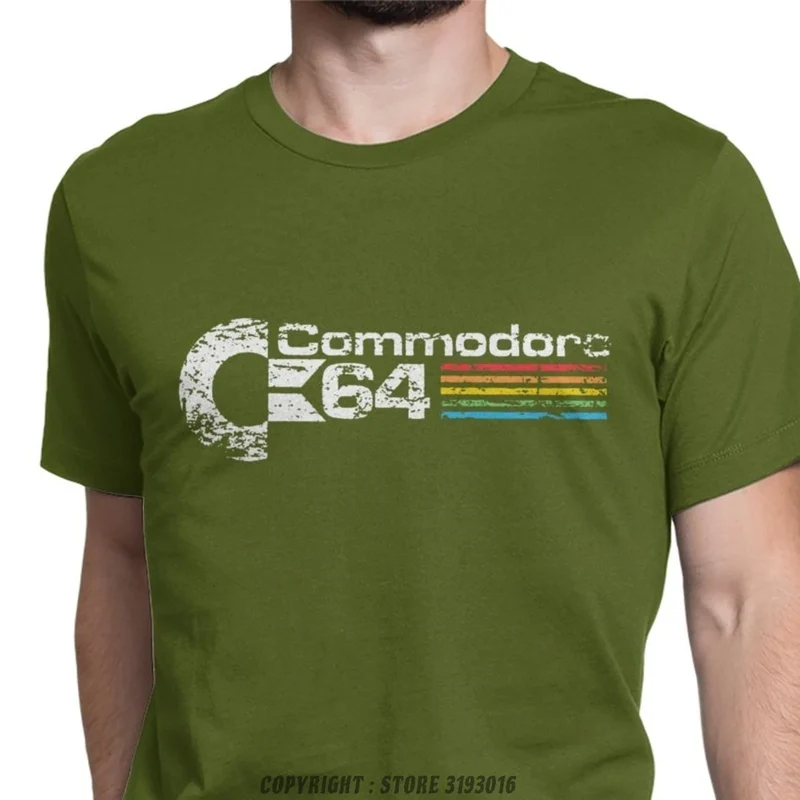 Fashion Herren Commodore 64 T-Shirt Rundhals Unisex Sommer Streetwear Tank Top
