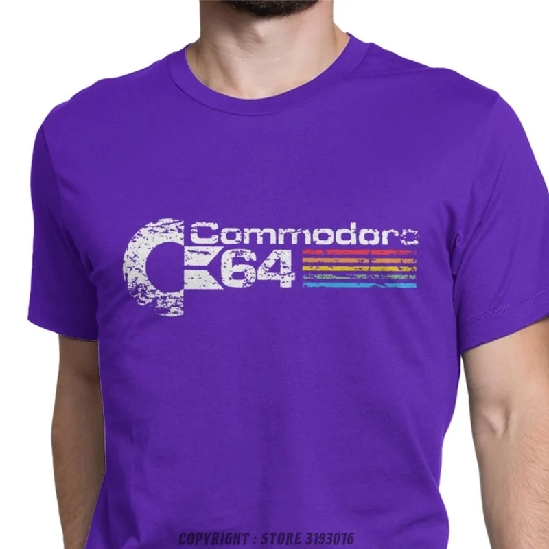 Fashion Herren Commodore 64 T-Shirt Rundhals Unisex Sommer Streetwear Tank Top