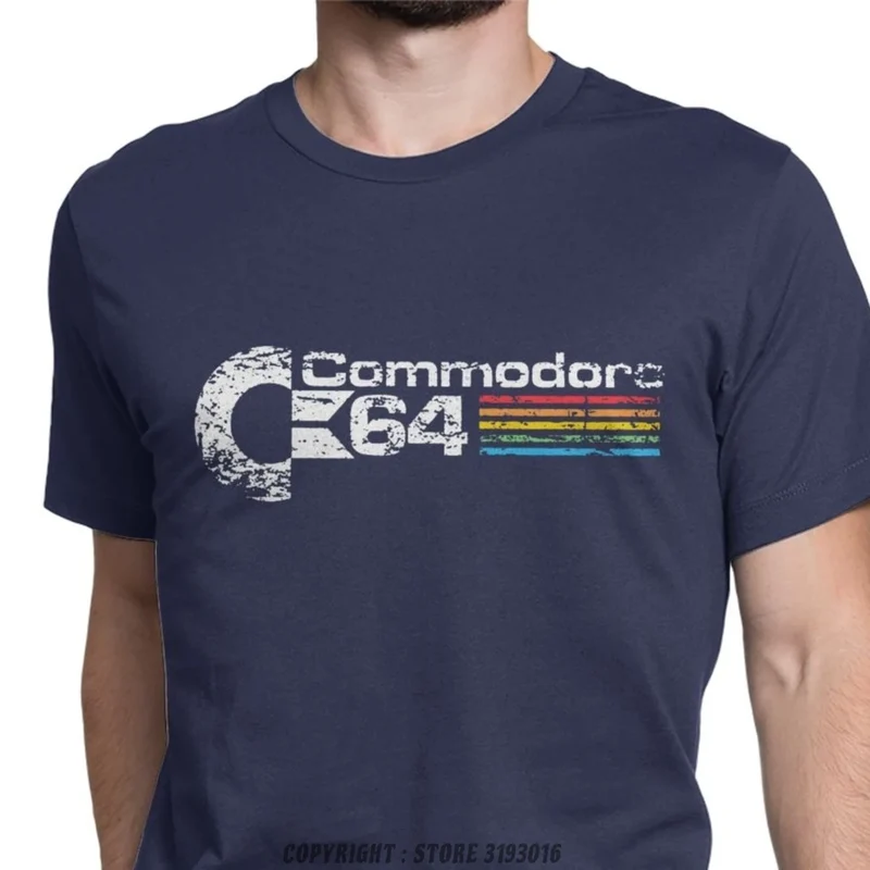 Fashion Herren Commodore 64 T-Shirt Rundhals Unisex Sommer Streetwear Tank Top