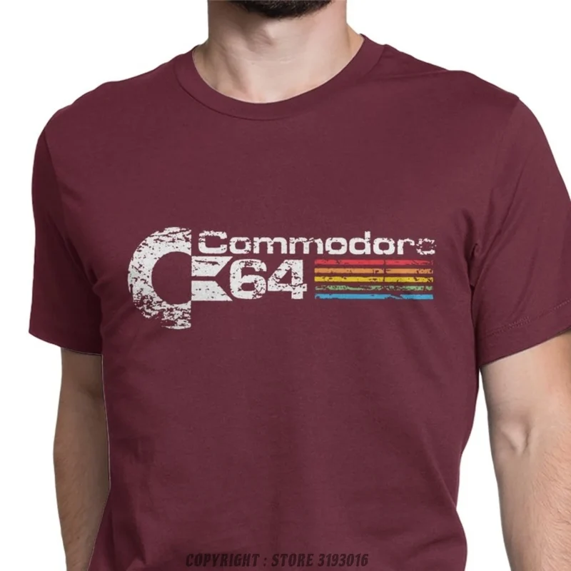 Fashion Herren Commodore 64 T-Shirt Rundhals Unisex Sommer Streetwear Tank Top