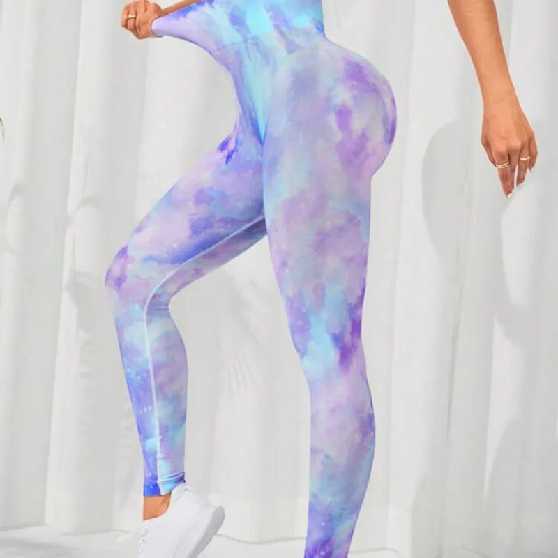 Yoga Leggings Push Up Damen Sport Hose Fitness Gym Stretch Leggins Jogginghose