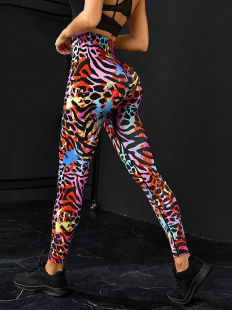 Yoga Leggings Push Up Damen Sport Hose Fitness Gym Stretch Leggins Jogginghose