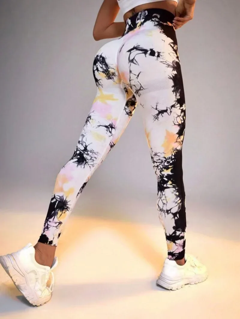 Yoga Leggings Push Up Damen Sport Hose Fitness Gym Stretch Leggins Jogginghose