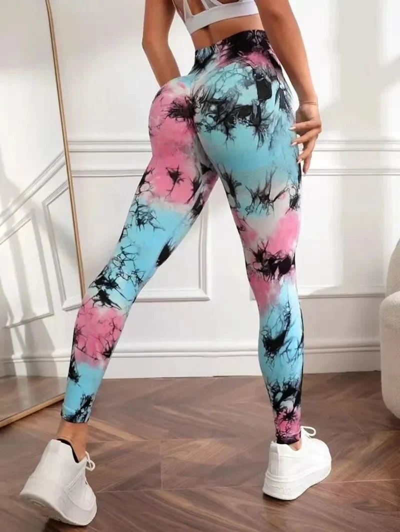 Yoga Leggings Push Up Damen Sport Hose Fitness Gym Stretch Leggins Jogginghose