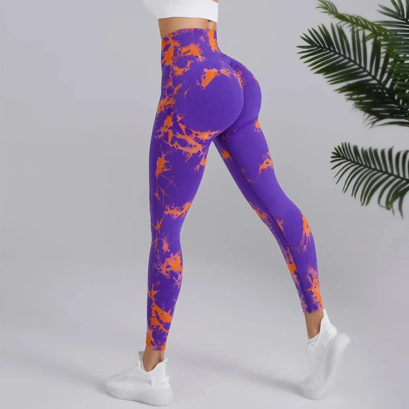 Yoga Leggings Push Up Damen Sport Hose Fitness Gym Stretch Leggins Jogginghose