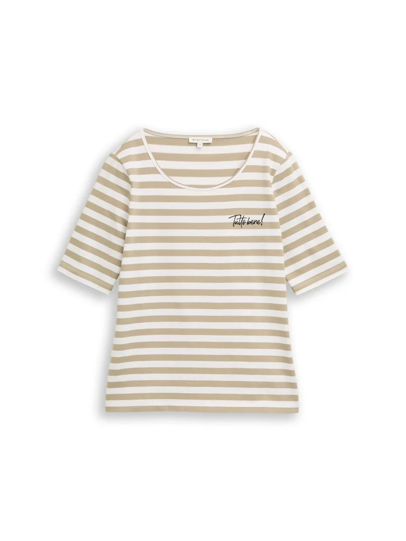T-Shirt mit Stickerei