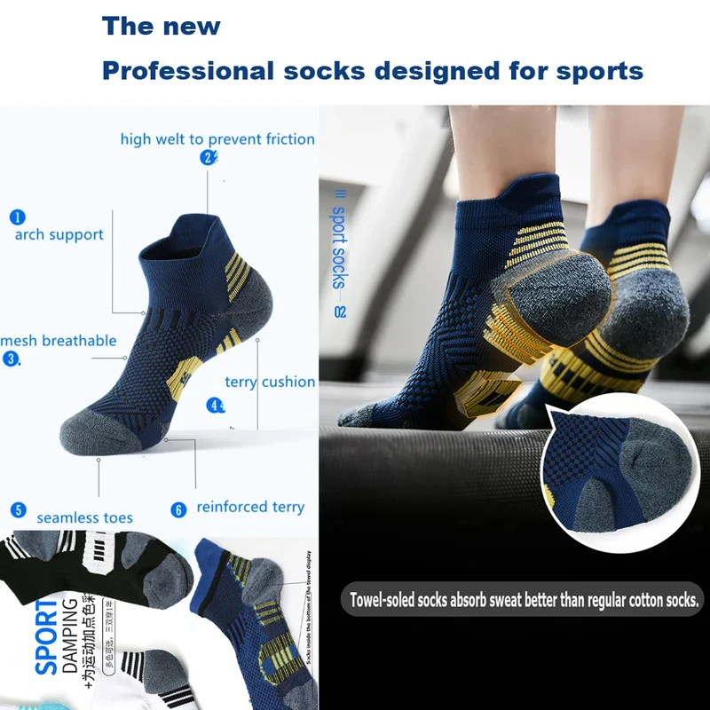 3 Paar Sneakers Socken Herren Damen Sport Freizeit Kurzsocken Füßlinge Gr 38–46