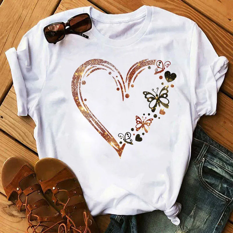 Damen Sommer Top Fahrrad T-Shirt Rundhals Streetwear lockeres Damentop Mädchen