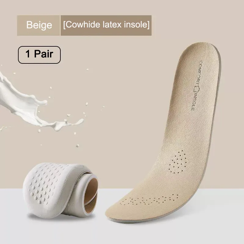 Orthopädische Einlegesohlen Latex Schuheinlagen Gel-Sohlen Sportschuh-Einlage