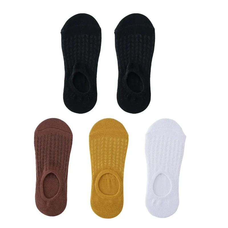 5 Paar Sneakers Socken Damen Sport Freizeit Kurzsocken Rutschfeste Füßlinge