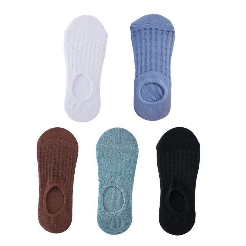 5 Paar Sneakers Socken Damen Sport Freizeit Kurzsocken Rutschfeste Füßlinge