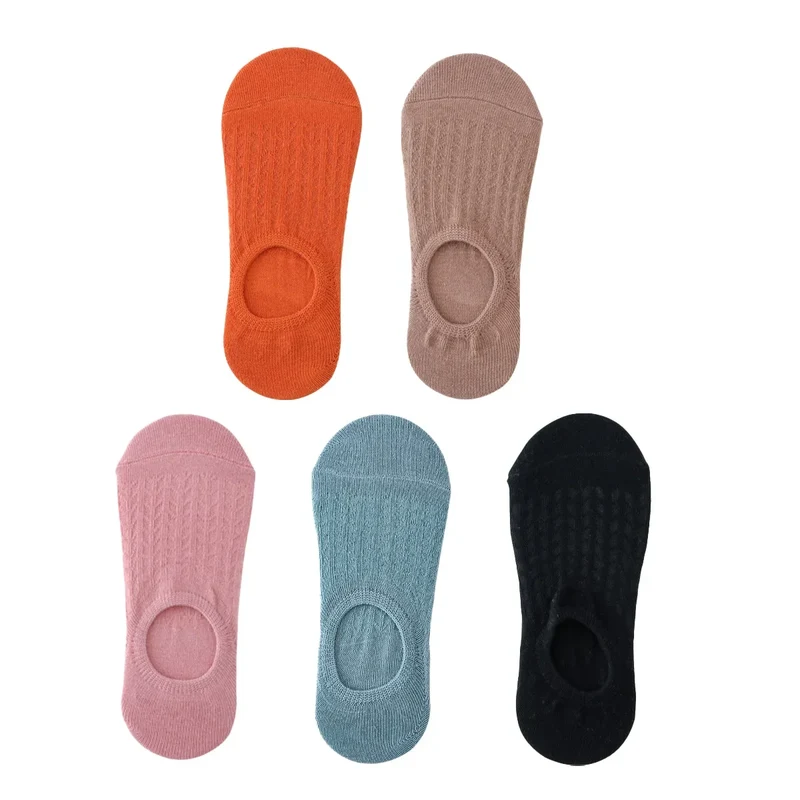 5 Paar Sneakers Socken Damen Sport Freizeit Kurzsocken Rutschfeste Füßlinge