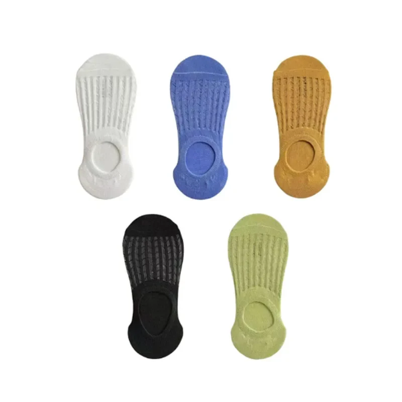5 Paar Sneakers Socken Damen Sport Freizeit Kurzsocken Rutschfeste Füßlinge