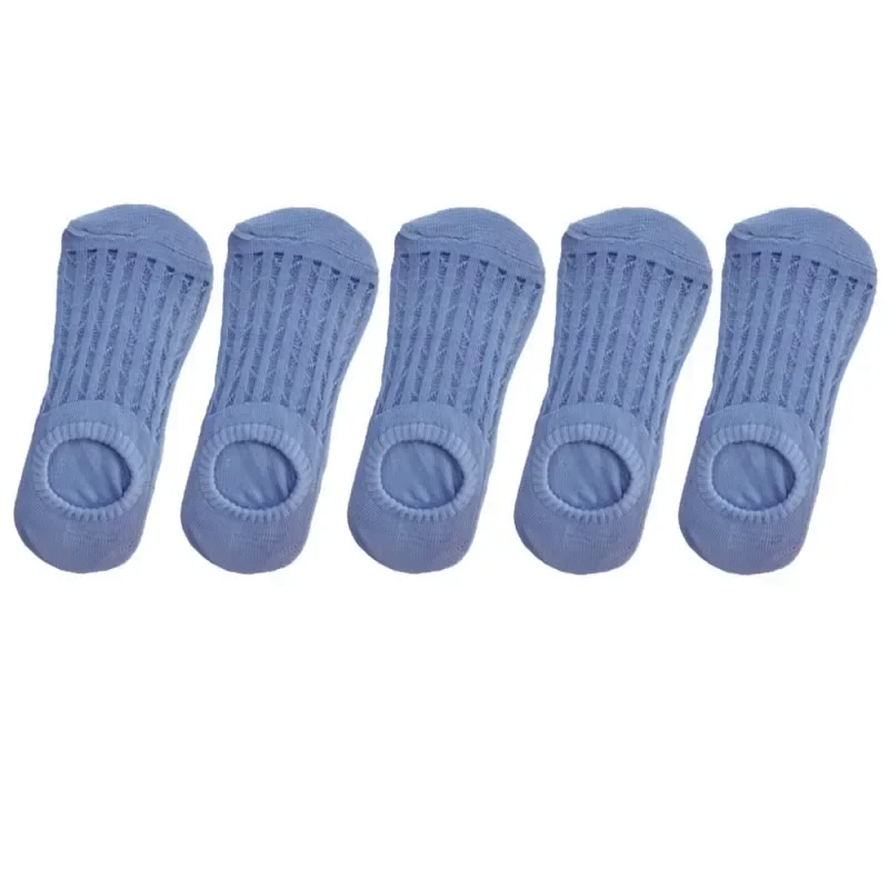 5 Paar Sneakers Socken Damen Sport Freizeit Kurzsocken Rutschfeste Füßlinge