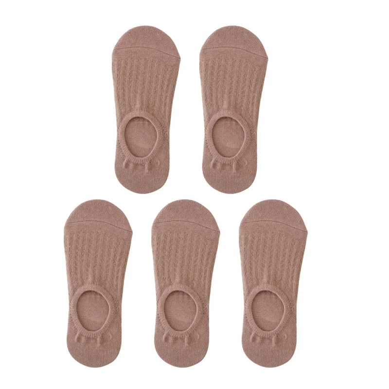 5 Paar Sneakers Socken Damen Sport Freizeit Kurzsocken Rutschfeste Füßlinge