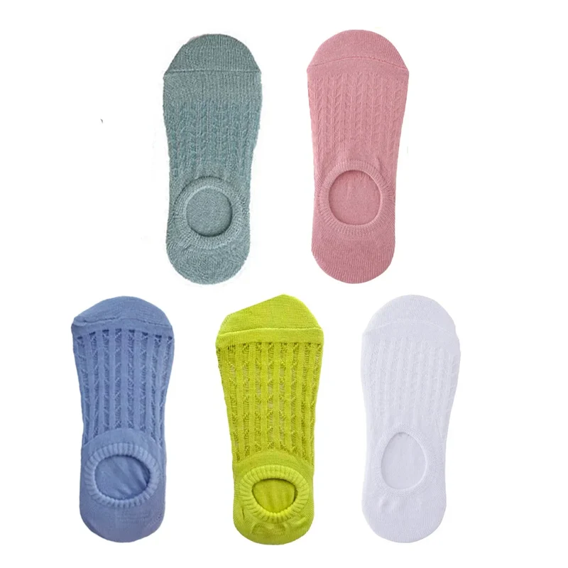 5 Paar Sneakers Socken Damen Sport Freizeit Kurzsocken Rutschfeste Füßlinge