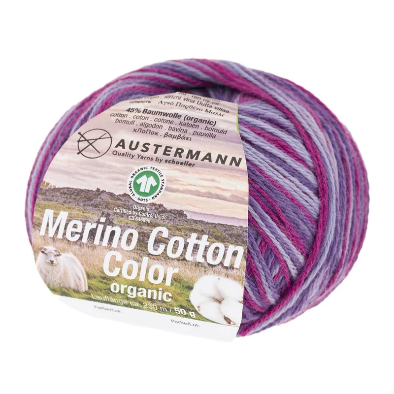 Merino Cotton Color | 230 M - 50G | 101 - Orchidee